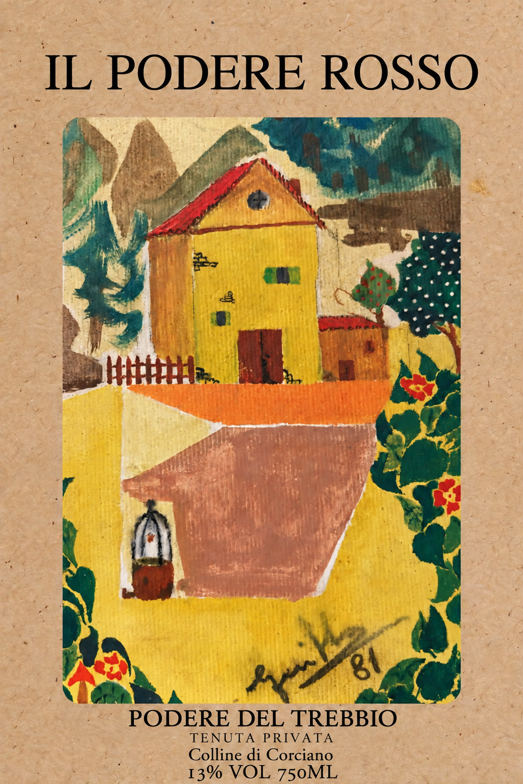 Etichetta Il Podere Rosso